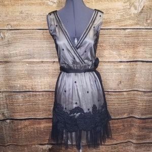 Anthropologie Yoana Baraschi  lava dot dress Party